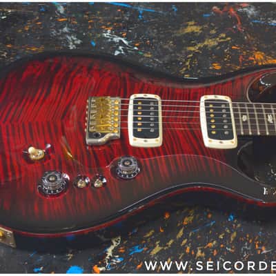 Immagine PRS Custom 24-08 10-Top Fire Smokeburst - 7