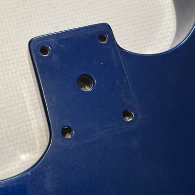 2000's India Jackson JS30 JS Series Dinky Blue Mahogany Guitar Body Floyd Ready image 13