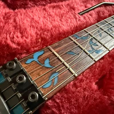Ibanez JEM7V-SBL Steve Vai Signature with Rosewood Fretboard 2002 - 2004 - Sparkle Blue image 3