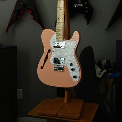 Fender MIJ Flamingo Pink Telecaster Thinline 2017 - UPGRADED GIG BAG! image 1