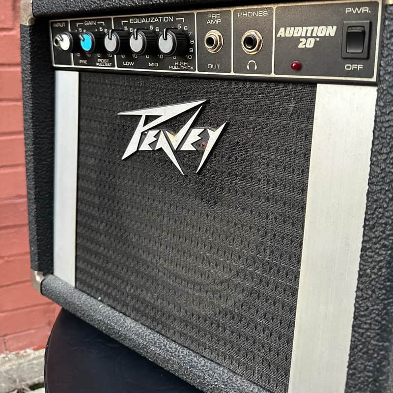 1980s Peavey Audition 20 12-Watt 1×8″ Guitar Combo Black
