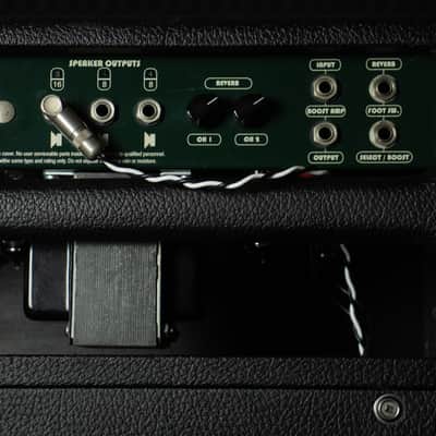 Bogner Shiva EL34 2-Channel 80-Watt 1x12" Guitar Combo with Reverb 2005 - Black with Green Back Panel image 16