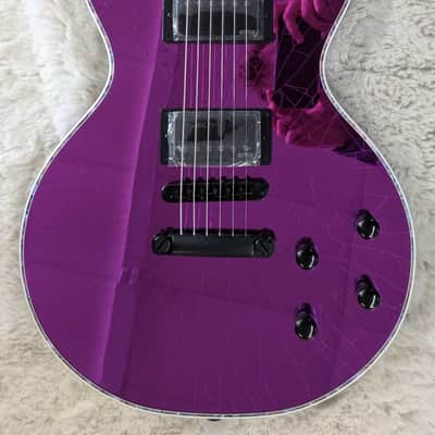 Jackson Pro Signature Series MF-1 Marty Friedman Purple Mirror Electric Guitar image 4
