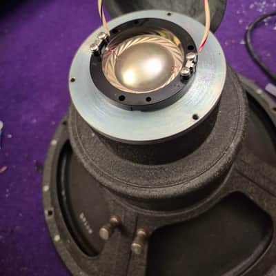 Altec Lansing 604 B duplex coaxial speakers with n1000b crossover restored early hi-fi 1949 - Grey crackle image 16