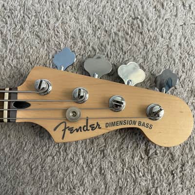 Fender Deluxe Dimension Bass 2013 MIM Black 4-String Guitar image 6