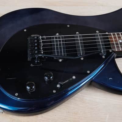 Tokai Talbo Blazing Fire A-145MSH 2003 See Through Black Navy Blue w/ Bag image 7