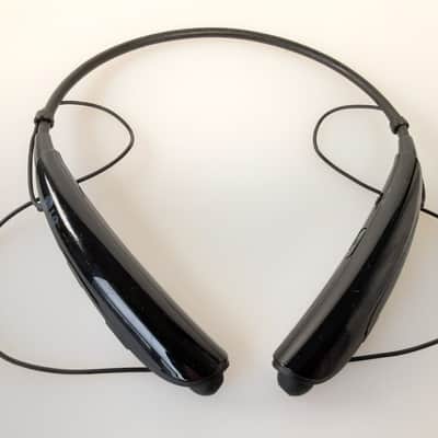 LG HBS-750 Tone Pro Headset Bluetooth 3.0 Black In-Ear Behind-The-Neck Headphone image 3