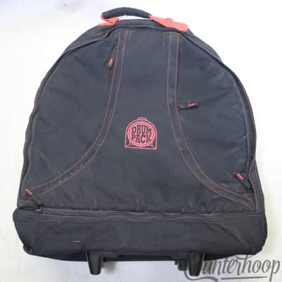 Drum Pack Snare Drum 14" x 5" Soft Case Backpack w/ Wheels + Extendable Handle image 1