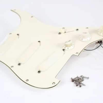 1987 Vintage Fender Stratocaster Plus Loaded PICKGUARD Gold Lace Sensor Pickups USA Strat E4 Series image 2