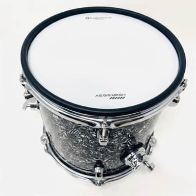 Dolby 12” x 12” Black Abalone Floor Tom Electronic Full Shell for Roland Alesis image 3