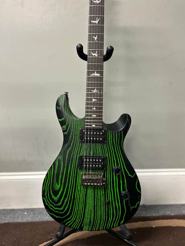 PRS SE Swamp Ash CE 24 Sandblasted 2024 - Sandblasted Green image 1