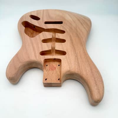 HooDoo Stratocaster Body Mahogany 2-Piece Unfinished Light hsb6353 image 4