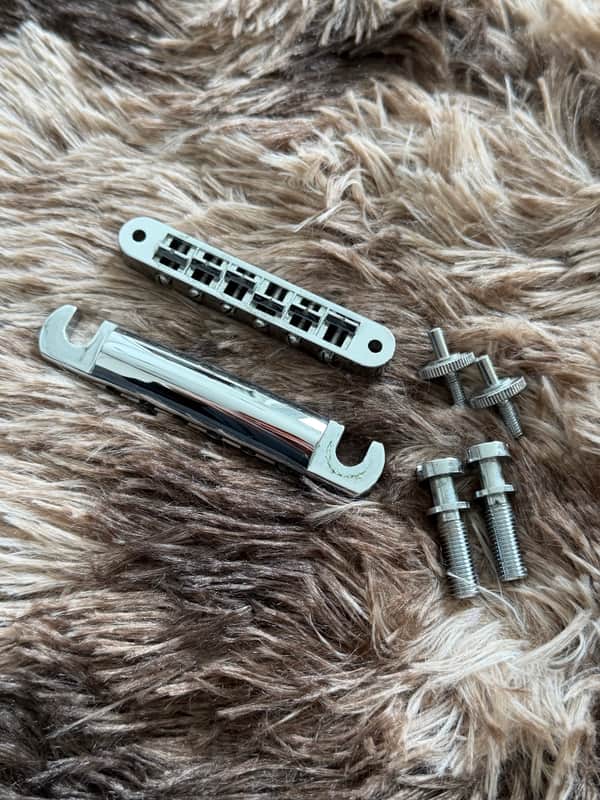 Gibson Les Paul Nashville Tune-O-Matic Bridge and Tailpiece with Studs image 1