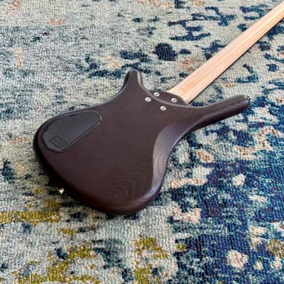 Warwick WRB1584 03EA ASH FRX, RockBass Corvette Taranis, 4-String Bass with BEAD Tuning, Nirvana Black Transparent Satin RB J 570283-25 (Get the Low Notes of a 5-String Bass with the Playability and Weight of a 4-String!) image 6