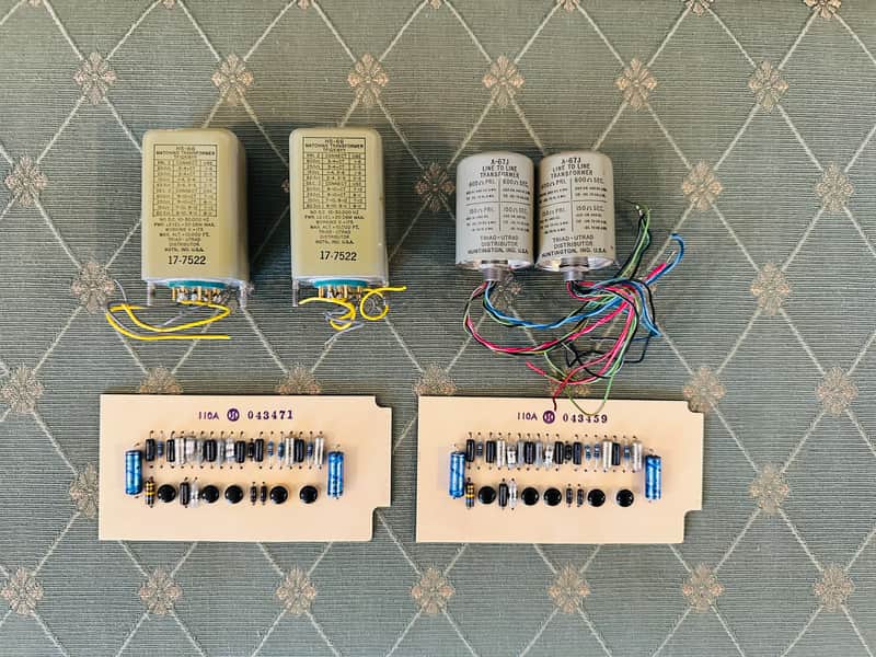 Spectra Sonics 110A Pair kit, with 2x Triad HS-66 and 2x Triad A-67J transformers image 1