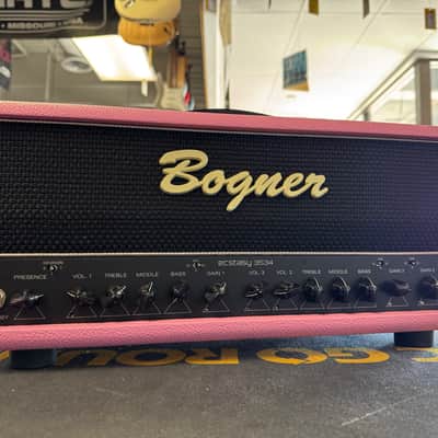 Bogner Ecstasy 3534 w/footswitch Pink Tolex image 1