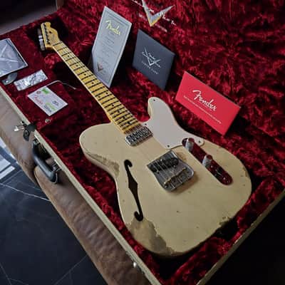 Fender Fender Custom Shop LTD Heavy Relic Caballo Tono Ligero Telecaster in Dirty White Blonde 2016 - Heavy Relic image 9
