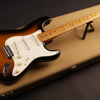 Fender American Vintage Reissue ’57 Stratocaster 1989 – Corona Plant – 2-Tone Sunburst – Nitro – OHSC image 4