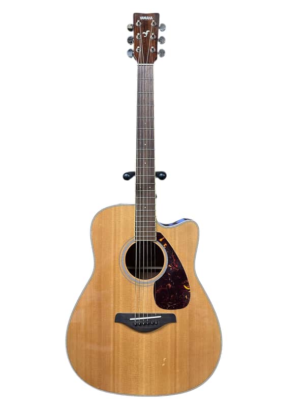 Yamaha FGX720SCA Folk Acoustic-Electric Guitar Natural | Reverb