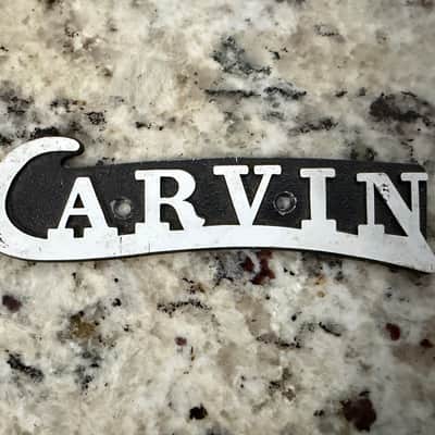 Carvin Amp Logo Emblem Badge. Metal Bild 1