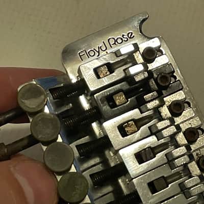 Early 1980's Original Floyd Rose Made in Germany Chrome Tremolo Bridge Vibrato (Parts Mutt) image 21