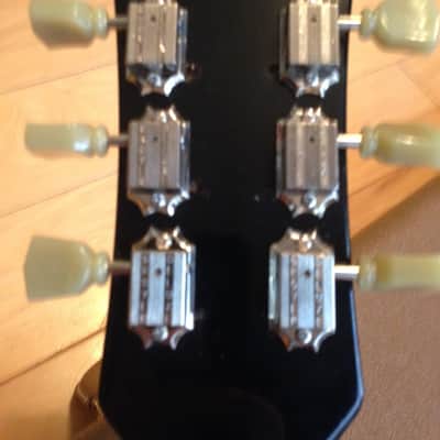 Greco Les Paul EG-500 1978 Black w/upgrades & case image 7