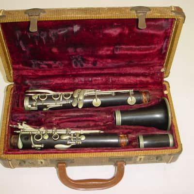 Vintage Martin Freres LaMonte Model 1 Grenadilla Bb Clarinet - AS IS NOT WORKING image 1