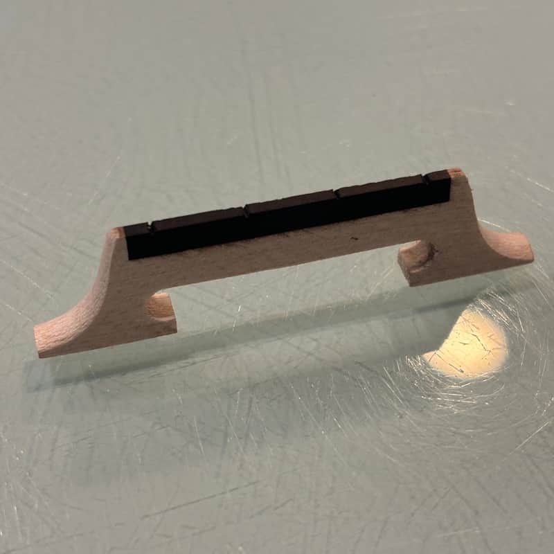 Stentor Banjo Bridge 5/8 4 String Maple With Ebony Insert Ebony