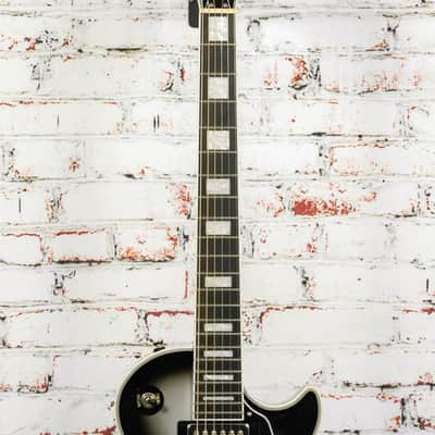 Epiphone - 2021 Les Paul Custom Electric Guitar - Silverburst w/Bareknuckle Mule Pickups - w/Bag USED image 8