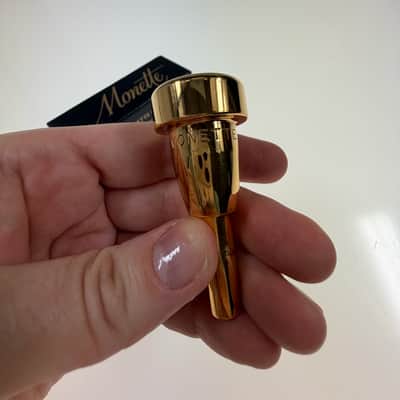 Monette trumpet mouth piece B1-5L 2010 - gold image 3