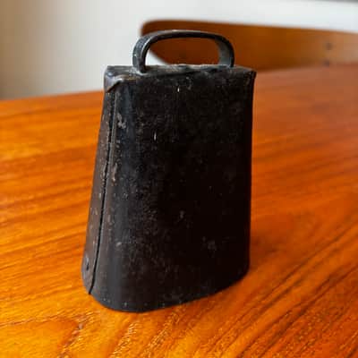 Vintage 1900s 4" Steel Cowbell Unmarked - See Video! image 2