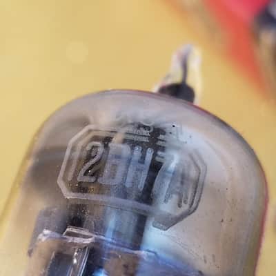 RCA 12BH7A tNOS AT1000 TESTED Balanced! PI Vacuum Tube black plate 12BH7 dual triode 1952-1961 image 6