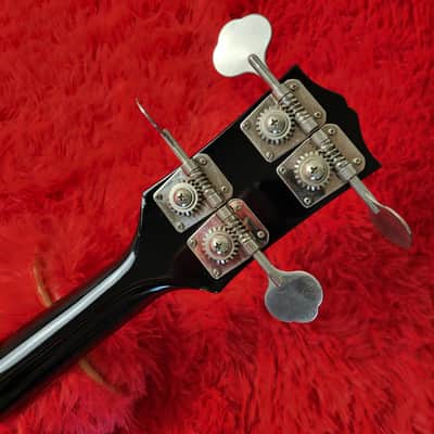 Burny REB-65 Short Scale Set Neck (Gibson EB-3 Model) 1990 - Black