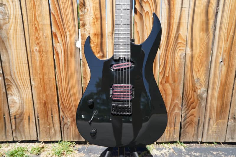 Schecter DIAMOND SERIES Sunset-6 Triad - Gloss Black Left Handed 6-String Electric Guitar image 1