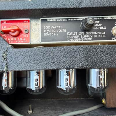 Fender Bassman 100 silverface ca. 1970 - silber / schwarz image 6