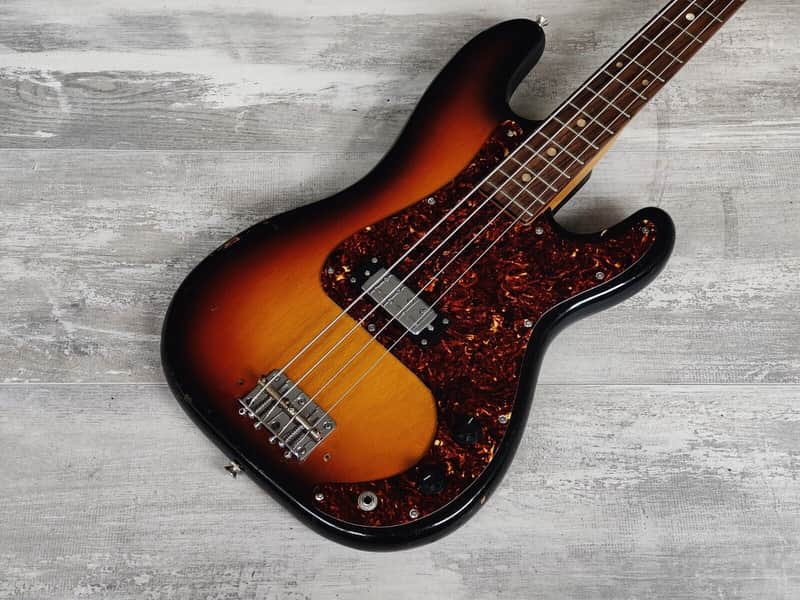 1970's Unknown Japanese Precision Bass w/Humbucker (Sunburst) image 1