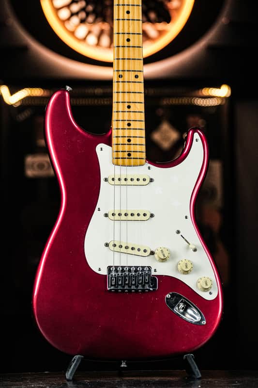 2001/2003 Fender Stratocaster ST-54 neck/ST-62 body MIJ candy apple red image 1
