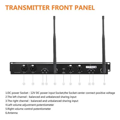 Tiwastage Wireless IEM system in ear monitor with 8 bodypacks image 6