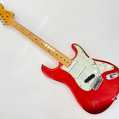 Fender Stratocaster 66 Relic Masterbuilt Dennis Galuszka Custom Shop 2014 Chrome Red image 7