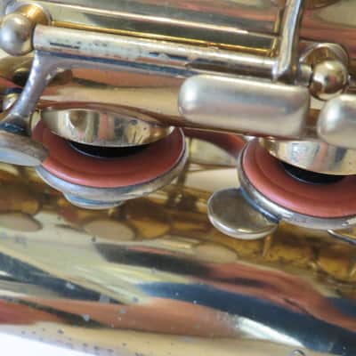 1933 Selmer Cigar Cutter Alto Saxophone - Great Playing sax imagen 15