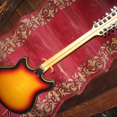 Kent 821, c. 1967 12 String Semi Hollow, Vintage MIJ, World Shipping image 7