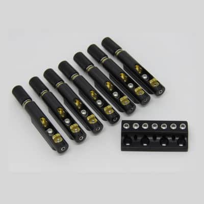 Nova Guitar Parts Single String Headless Guitar Bridge - 7 pcs image 1