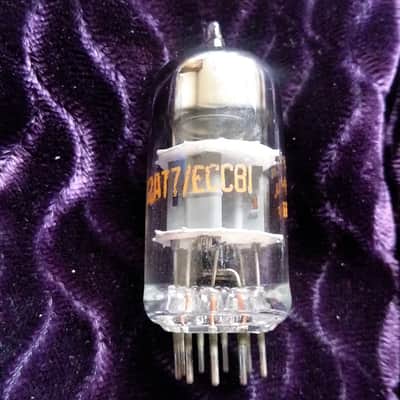 Vintage RCA 12AT7 Preamp Tube Grey Plate ECC81 NOS image 3
