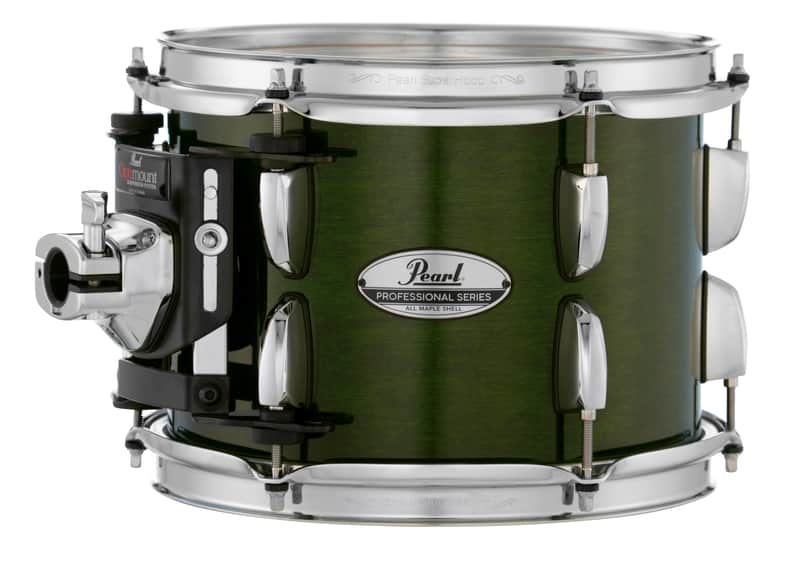 Pearl PMX Professional Series Maple 8x7" Emerald Mist Lacquer #126 Rack Tom Tom Drum | Optimount | NEW | Authorized Dealer image 1