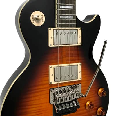 Epiphone Les Paul PlusTop Pro/FX Electric Guitar w/ Floyd Rose - Vintage Sunburst image 3