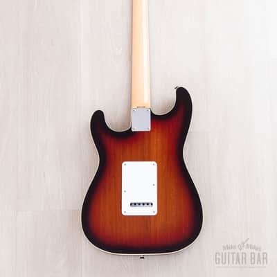 2014 Fender Stratocaster ST/HO/3S Mahogany Semi-Hollow Sunburst w/ DiMarzio Area 61, Japan MIJ image 3