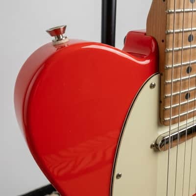 Fiesta Red Fender Telecaster w/ Fishman Greg Koch Fluence Pickups, Roasted Maple Neck, Contoured Body, Brass Compensated Saddles - Gator Case image 6