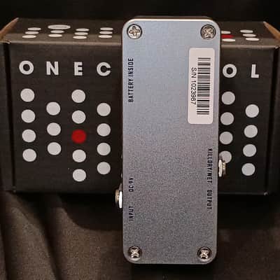 One Control Prussian Blue Reverb with orig box- near Mint image 4