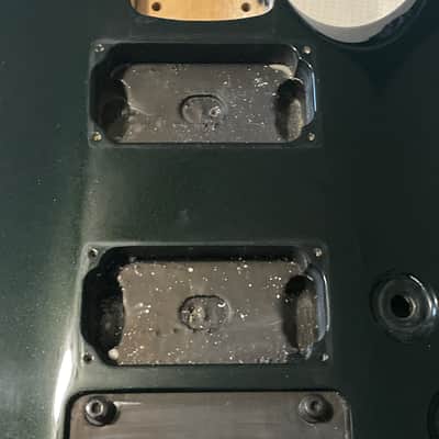 2000's Japan Jackson DKMG Dinky Forest Metallic Green Guitar Body Floyd Ready image 9