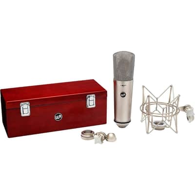 Warm Audio WA-87R2 FET Studio Vocal Condenser Microphone w/Wooden Storage Case, Hard Mount, & Shock Mount image 1